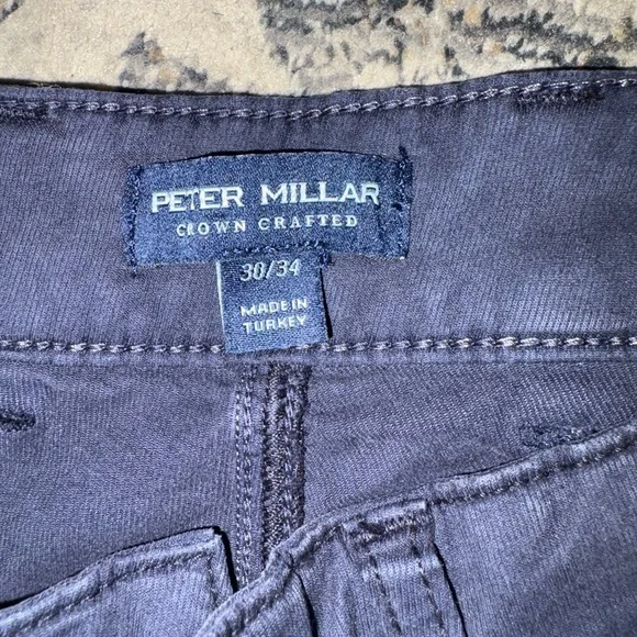 Peter Millar Crown crafted Stylish Navy Blue Pants